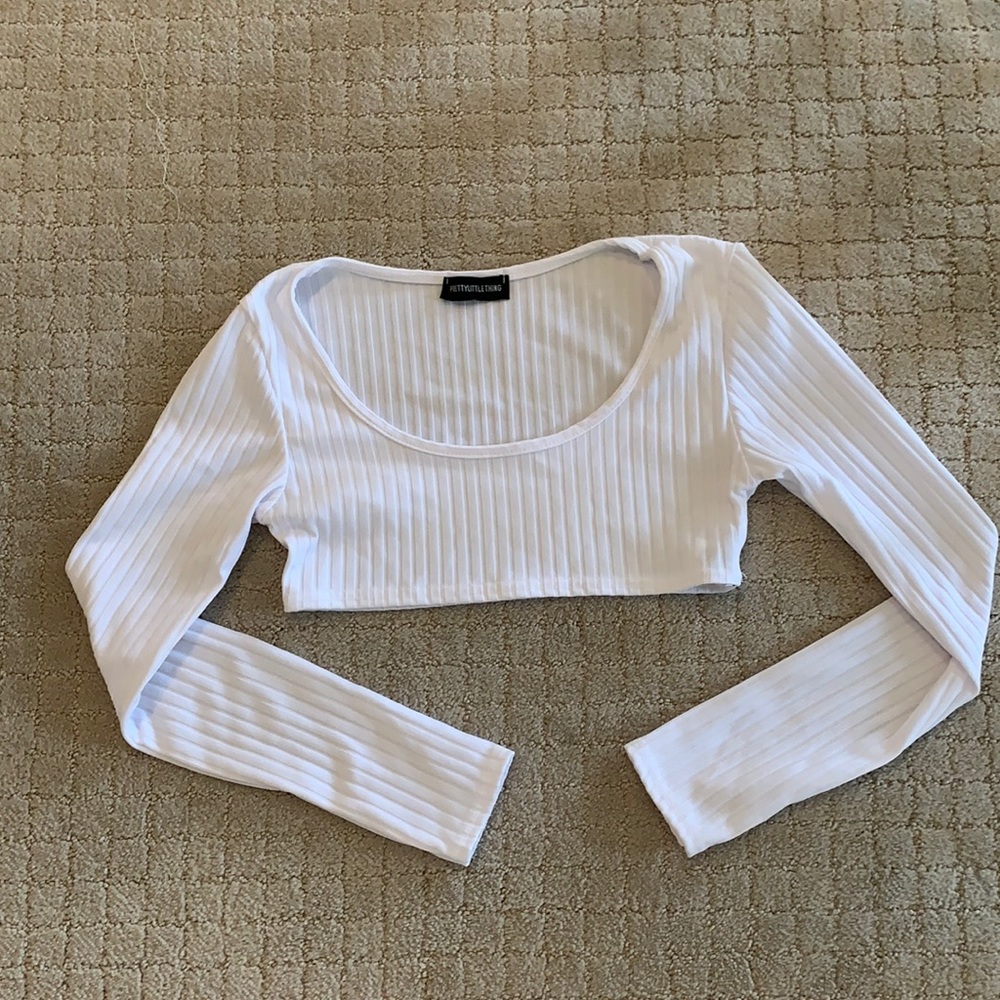 Plt long sleeve crop top